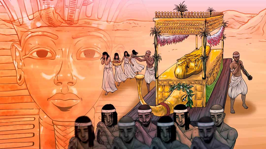 Tutankhamun’s tomb (comic + 3D)